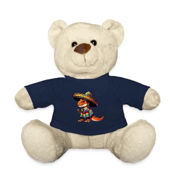 Cinco de Mayo T-Rex Feier in Mexiko - Teddy - French Navy - Vorne