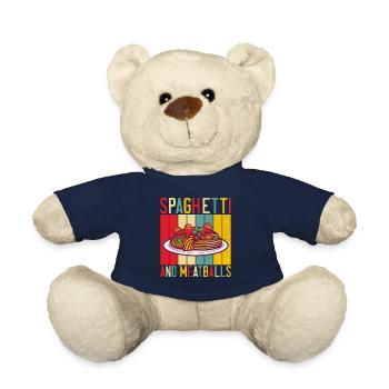 Cadeaux pour les amateurs de boulettes de viande - Nounours - bleu marine - Devant