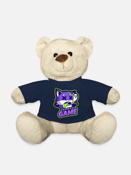 One More Game - Teddy Bear - french navy