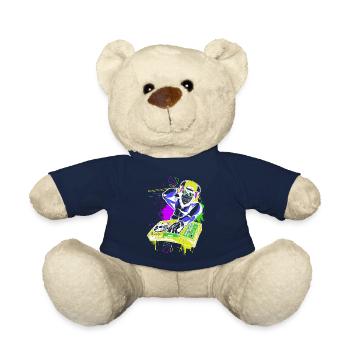 DJ Monkey Music Party Fun Lunettes De Soleil Monkey Headph - Nounours - bleu marine - Devant