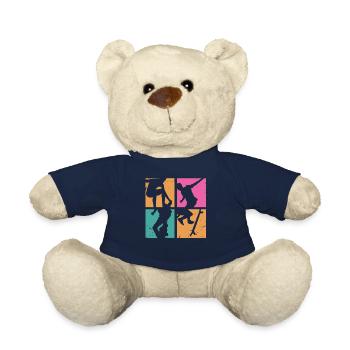 Skater Skateboard Skate - Nounours - bleu marine - Devant