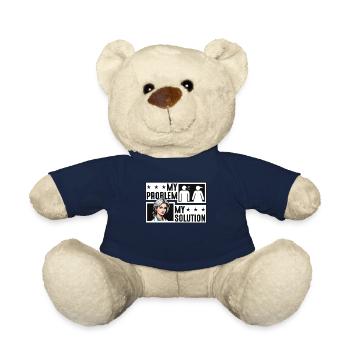 Psychiatrist My Problem My Pictogram Mom Therapist - Teddy - French Navy - Vorne