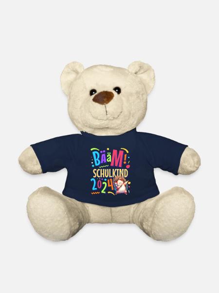 Bääm Schulkind 2024 Igel - Teddy - French Navy