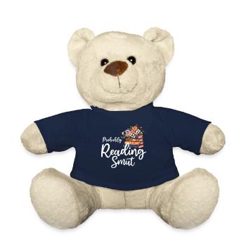 Probably Reading Smut Romance Books Smut - Teddy Bear - french navy - Front