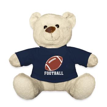 American Football Tshirt Men's Kids Football - Teddy Bear - french navy - Front