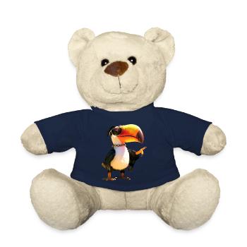 Toucan Rainforest South America Toucans Giant Toucan - Teddy Bear - french navy - Front