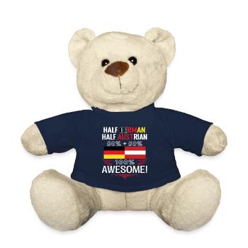 Mi-allemand, mi-autrichien - Nounours - bleu marine - Devant