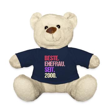 Valentinstag Beste Ehefrau Seit 2000 - Teddy - French Navy - Vorne