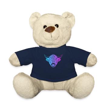 Bison d’Amérique de buffle Bovinae Lover Bison - Nounours - bleu marine - Devant