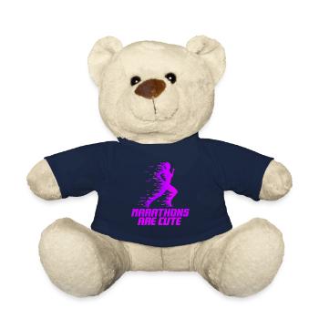Marathons sind süß für Ultramarathon - Teddy - French Navy - Vorne