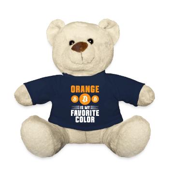 Bitcoin Kryptowährung BTC Crypto Trader - Teddy - French Navy - Vorne