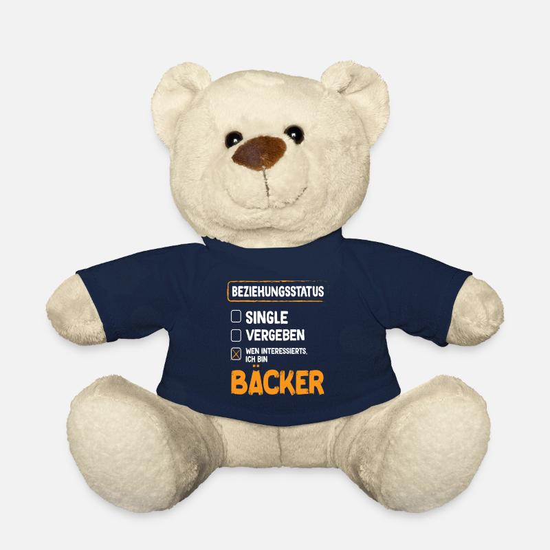 Bäcker Beziehungsstatus Back Backwaren Backen - Teddy - French Navy
