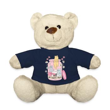 My Happy Pills - Teddy Bear - french navy - Front