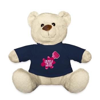I'm Not A Perfectionist I'm An Artist - Teddy Bear - french navy - Front