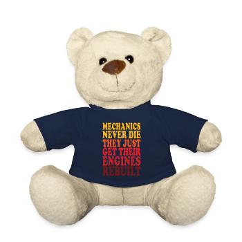 Les mécaniciens ne meurent jamais passionnés de voitures - Nounours - bleu marine - Devant