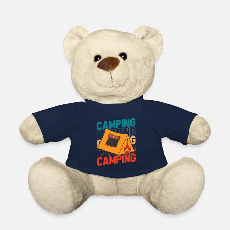 Tente Camping Camping - Nounours - bleu marine