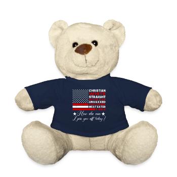 Christian Whits Straight Republican Unvaxxed Gun - Teddy - French Navy - Vorne