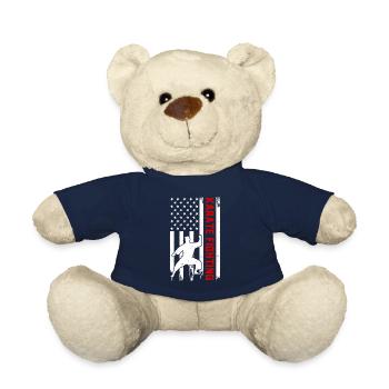 Karaté combat Karaté Combattant Karaté Arts Martiaux - Nounours - bleu marine - Devant