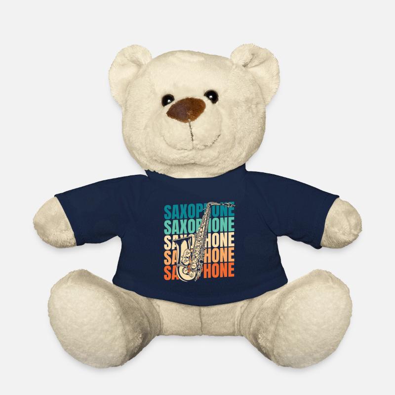 Saxophone Saxophone - Teddy Bear - french navy