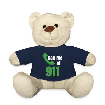 Call me at Dispatcher First - Teddy Bear - french navy - Front
