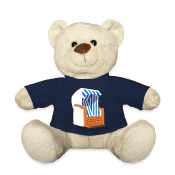 Beach chair - Teddy Bear - french navy - Front