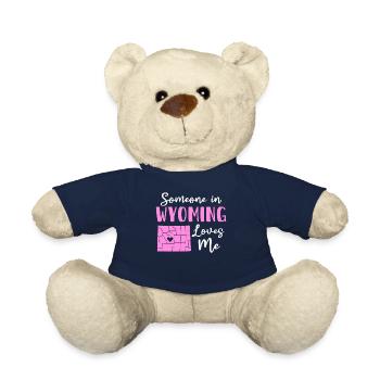 Quelqu’un dans le Wyoming m’aime - Nounours - bleu marine - Devant