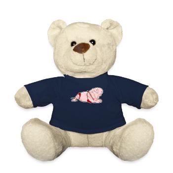 Ugly Naked Mole Rat with a Bikini - Teddy - French Navy - Vorne