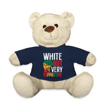Weißer, aber sehr unterstützender BHM-Afroamerikaner - Teddy - French Navy - Vorne