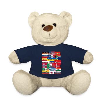 Grumpy Misanthrope Curse Words - Teddy - French Navy - Vorne