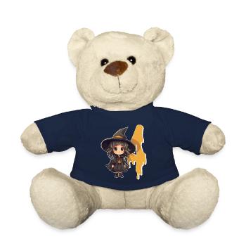 Witch Birthday Costume – Four Years - Teddy Bear - french navy - Front