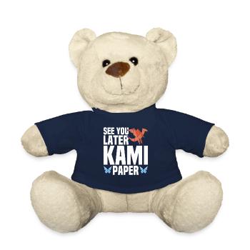 Origami Master Papier Falten Papierkranich Japan - Teddy - French Navy - Vorne