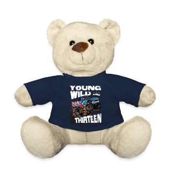 Monster Truck 13. Geburtstagsparty - Jung, Wild - Teddy - French Navy - Vorne