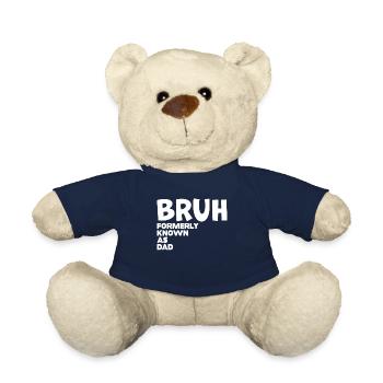 Bruh Formerly Known As Dad - Teddy Bear - french navy - Front