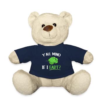 fart farting farting farting - Teddy Bear - french navy - Front