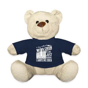 A day without Wing Chun is like.... just kidding - - Teddy Bear - french navy - Front