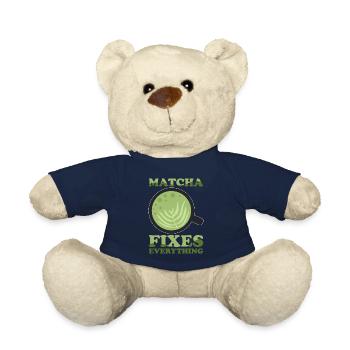 Japanischer Matcha Tee Grüntee Matcha Latte - Teddy - French Navy - Vorne