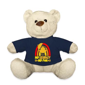 Barbecue Brisket Meat Steak BBQ Cook - Teddy Bear - french navy - Front