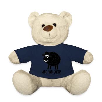 Drôle de berger de brebis - Nounours - bleu marine - Devant