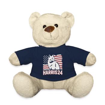 Kamala Harris 24 Cat Lady Supporter - Teddy - French Navy - Vorne