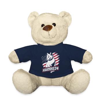 Kamala Harris 24 Cat Lady Supporter - Teddy - French Navy - Vorne