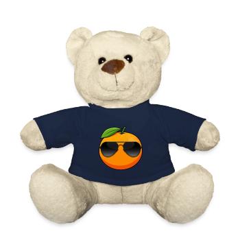 Citrus Fruit Vitamin C Cool Orange - Teddy Bear - french navy - Front