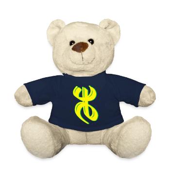 Amazigh and love for Kabyle Amazigh culture - Teddy Bear - french navy - Front