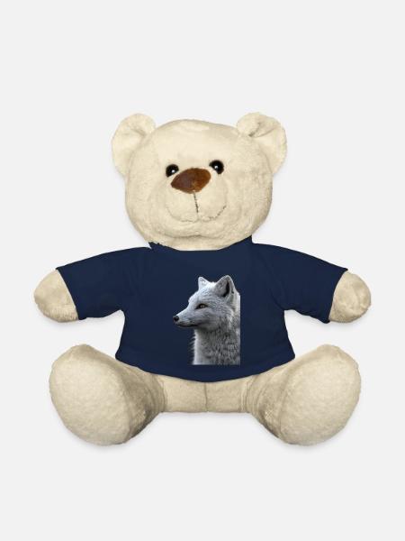 Polar fox - Teddy Bear - french navy