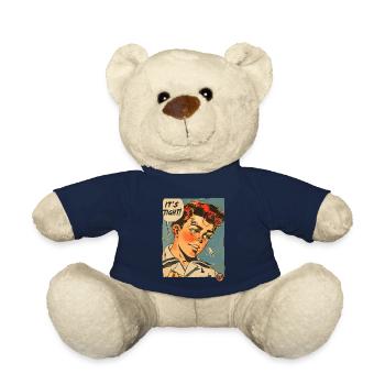 Vintage 50er-Jahre Cartoon-Junge: Das ist eng! - Teddy - French Navy - Vorne