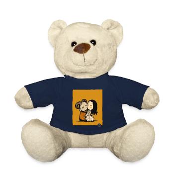 Pan küsst ein Mädchen im Labyrinth - Teddy - French Navy - Vorne