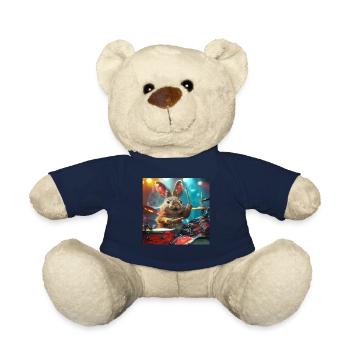 Rabbit - Teddy Bear - french navy - Front