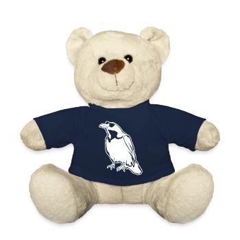 Raven with Sunglasses Ravens Crow Crows - Teddy - French Navy - Vorne