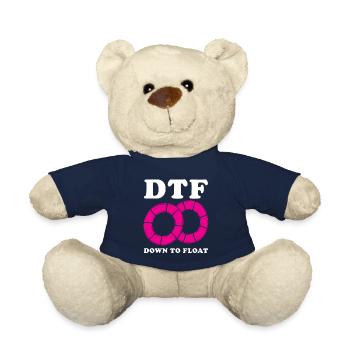 DTF descendant à flotteur Conception d’un tubing de rivière - Nounours - bleu marine - Devant