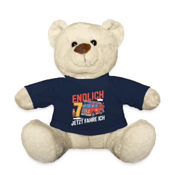 Endlich 7 Jetzt Fahre Ich Feuerwehr - Teddy - French Navy - Vorne