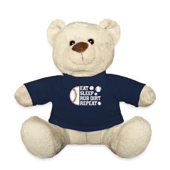 Baseball Sport Baseballspieler Pitcher Catcher USA - Teddy - French Navy - Vorne